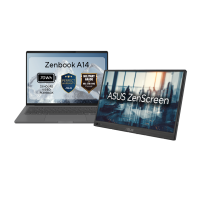 ASUS ZB 14 UX3407 Snapdragon X1P 16 1 With ASUS ZS MB169CK 15.6" FHD USB Monitor