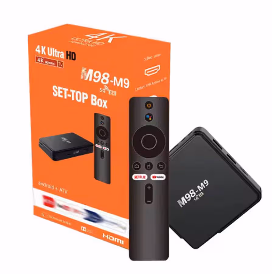M98-M9 Smart TV Box - 16GB Storage, 2GB DDR3 Ram - Improved 2026 Version - Winter Promo
