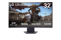 LG UltraGear 32" QHD Curved Gaming 180Hz 1ms AMD FreeSync