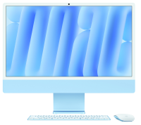 Apple iMac 24-inch M4 10 Core CPU and 10 Core GPU 16GB 256GB Blue