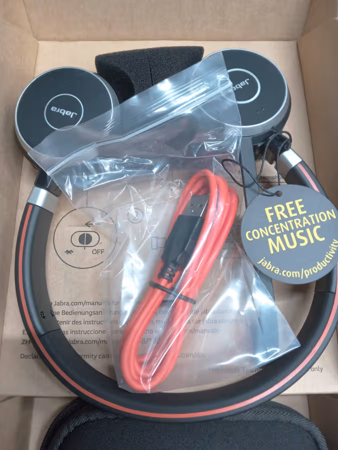 Jabra Evolve 65 Stereo Wireless Mic Headphones
