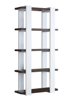 Everfurn Sidra Two Tone Bookshelf Havana Oak