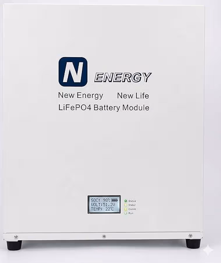 Nenergy LiFePO4 Battery Module, 4.8kWh, 51.2V