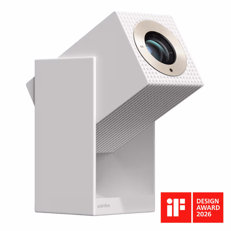 Wanbo Cube 2 Pro – 1080P 500ANSI Android 11 Smart Home Theatre Projector – White or Black