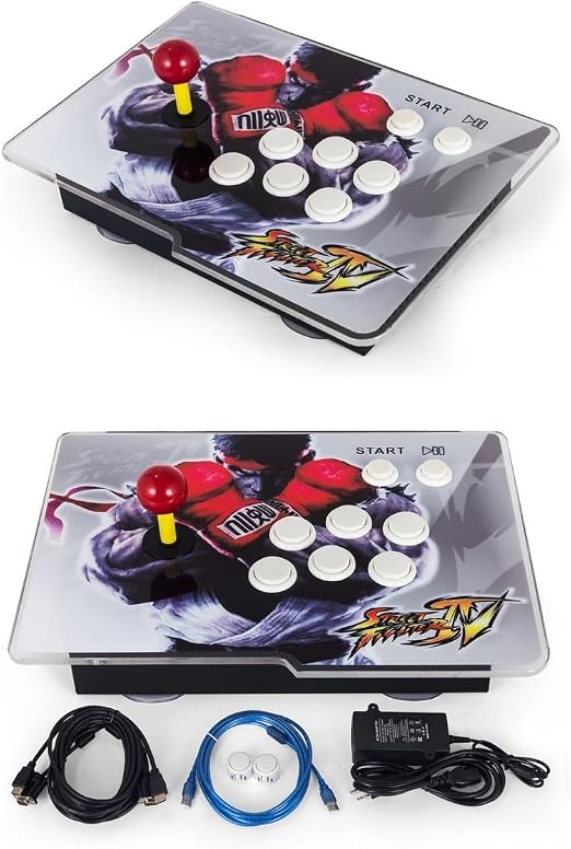 Gaming Joystick Controller Split Console System – 3000+ Classic Arcade Games, Dual Player Retro Gaming Console, Plug & Play HD Arcade Machine