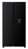 Univa 433L Side by Side Fridge with Water Dispenser Dark Inox UFF2-570IWD