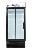 Zero 700L Commercial Cooler White With Black Trim