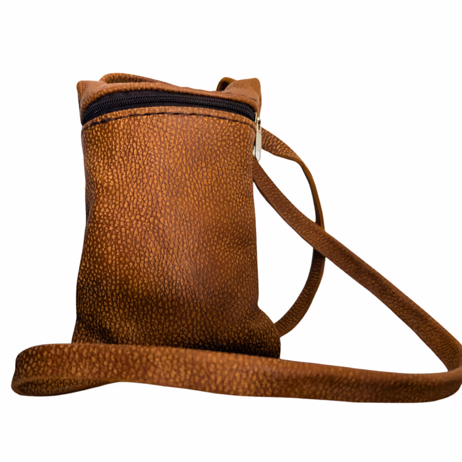 Kudu Leather Shoulder Bag -Handmade