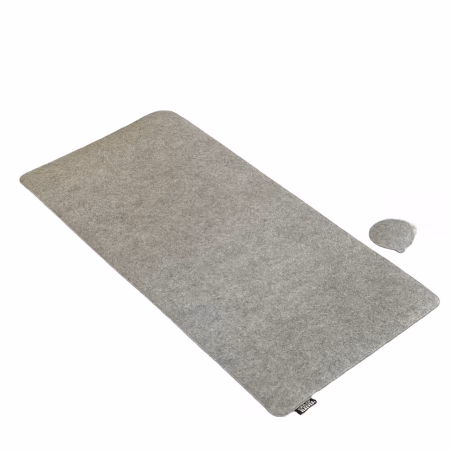 Eco-Friendly Felt Desk Pad (Med)- Modern Extended Mouse Pad and Workspace Mat (Made in South Africa)