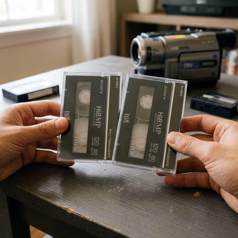 SONY Hi8MP 120 NTSC 8mm Video Cassette