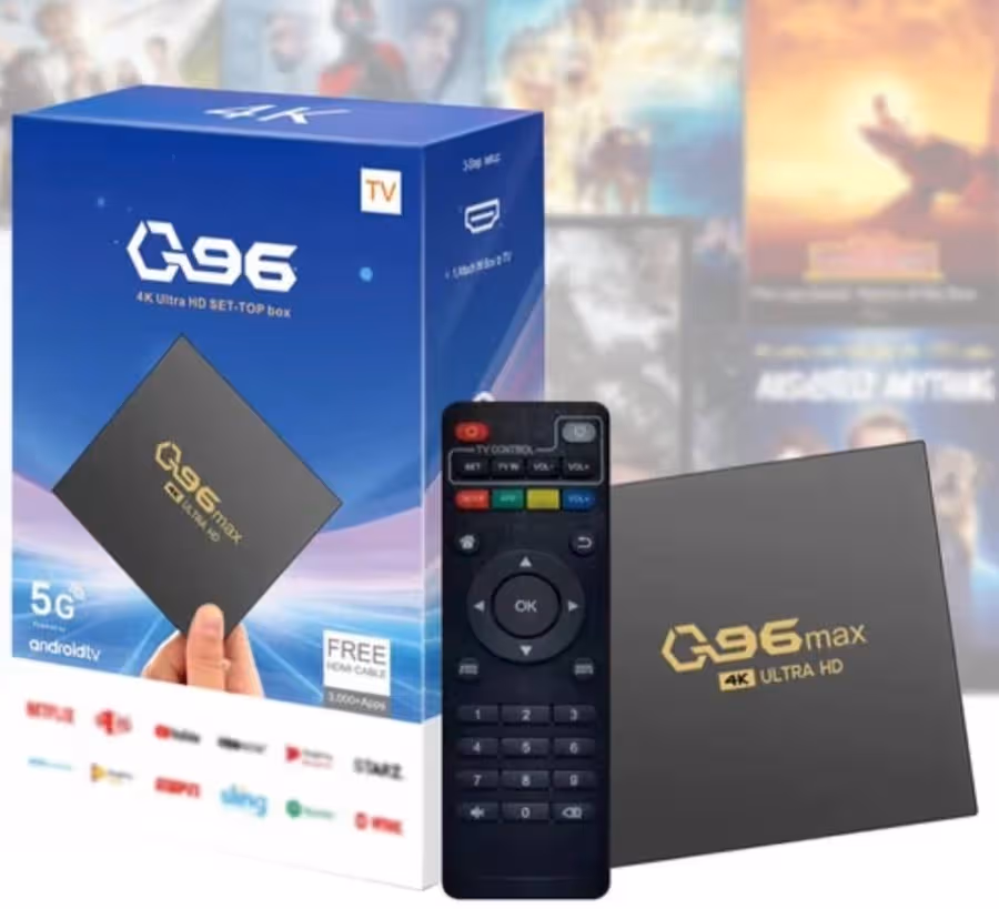 Q96 Max Ultra HD TV Box - Clearance Special - More Ram & More Storage Improved Version