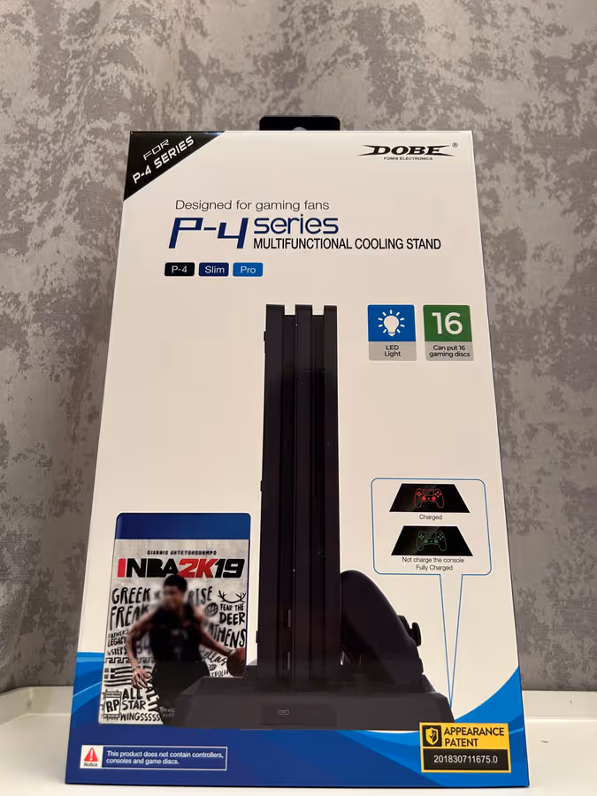 PlayStation 4 Multifunctional Cooling Stand – PS4 / Slim / Pro – Dual Controller Charger
