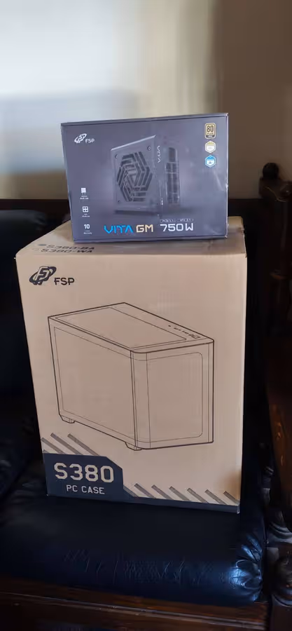 FSP S380 M-ATX ARGB Gaming Chassis and VITA GM 750W Power Supply Bundle
