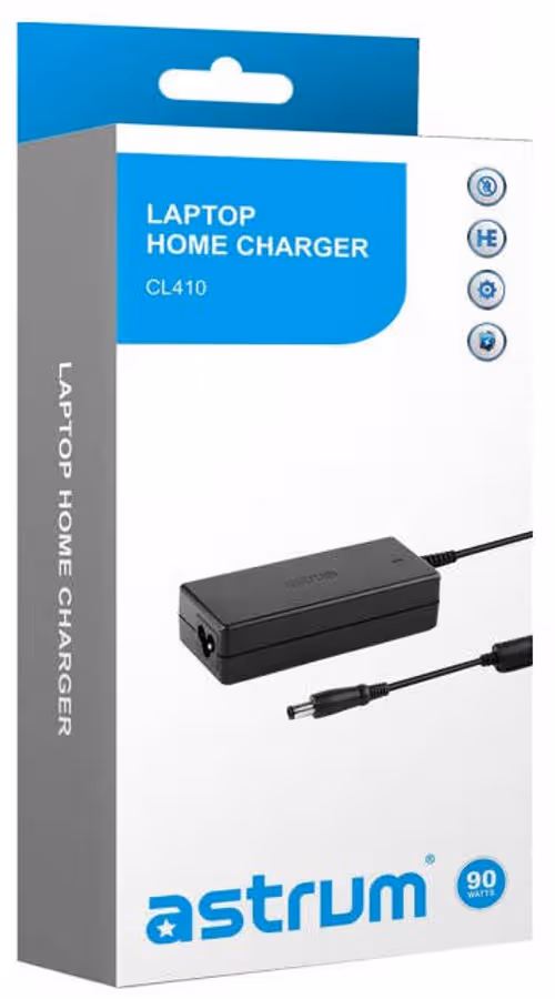 Laptop Charger for Dell 90W 19.5V 4.62Amp 7.4mm x 5.5mm big pin Astrum CL410