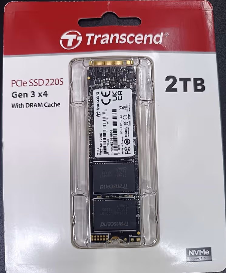 ✔️Transcend 2TB M.2 SSD
