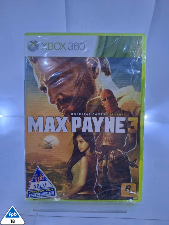 Max Payne 3 *FACTORY SEALED (XBOX 360)