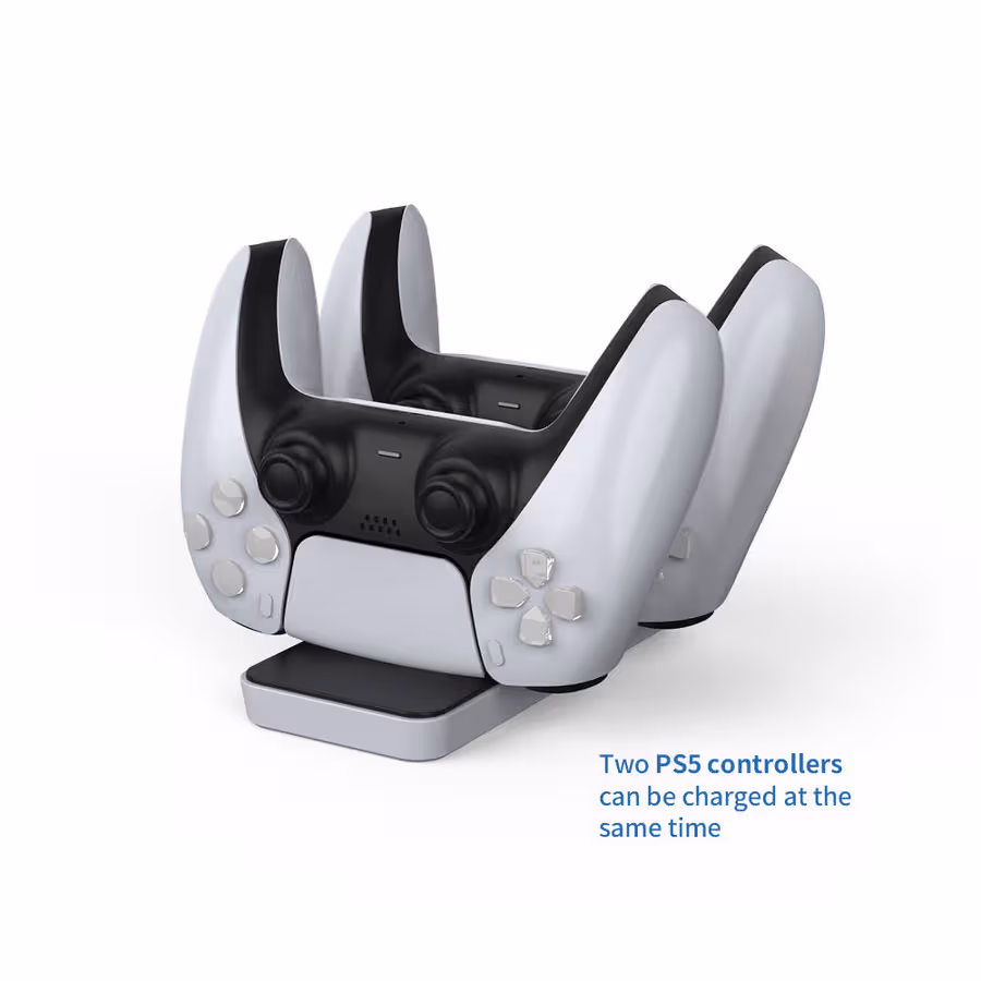 PlayStation 5 DualSense Dual Controller Charging Dock – Charge 2 Controllers Simultaneously – USB-C