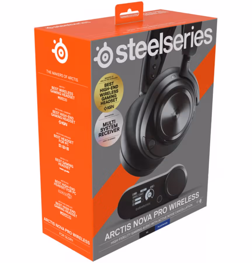 Steelseries - Nova PRO Wireless For Playstation and PC - Black