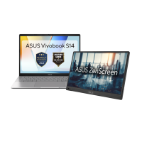 ASUS VB S3407 Snapdragon X1P (8C) 16 1 With ASUS ZS MB169CK 15.6"" FHD USB Monitor
