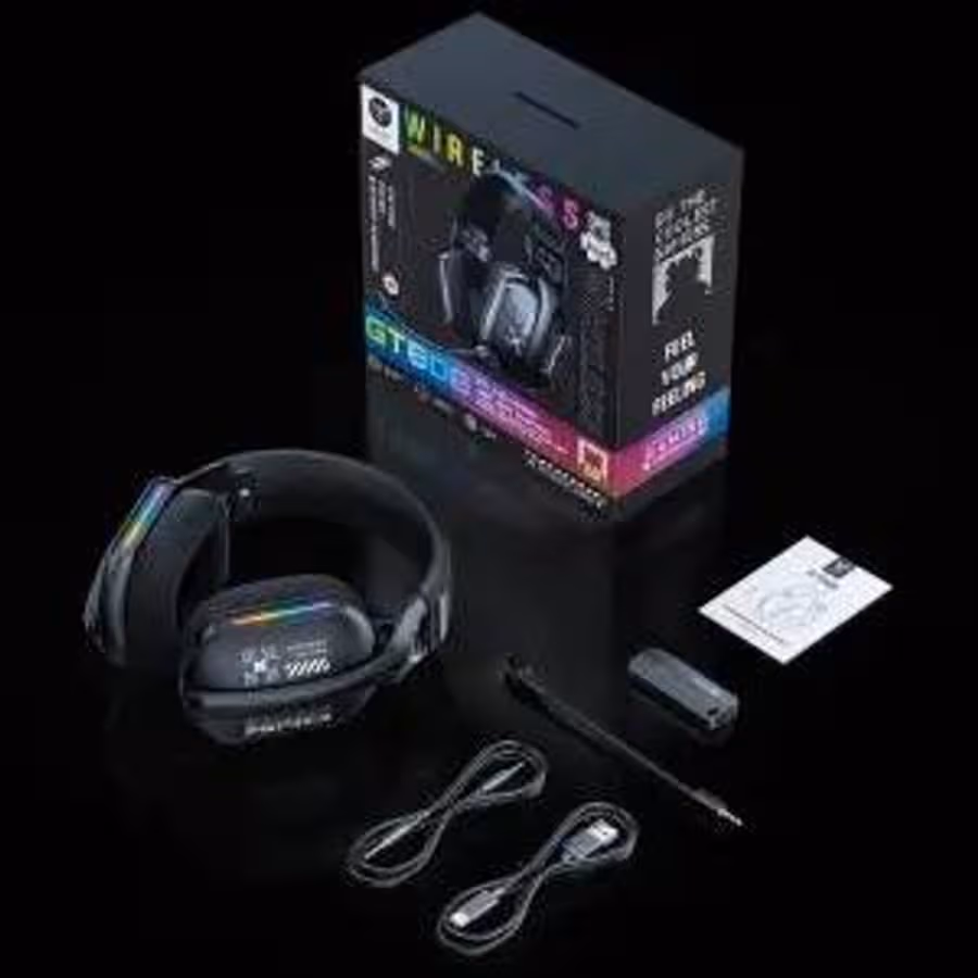 ONIKUMA GT808 Three-Mode Wireless Gaming Headset – Black