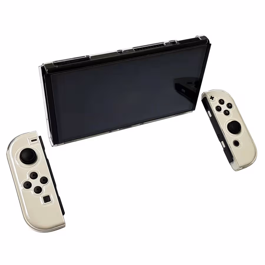 Lucky Fox Nintendo Switch OLED Crystal Clear Protective Case & Cover (N012A)