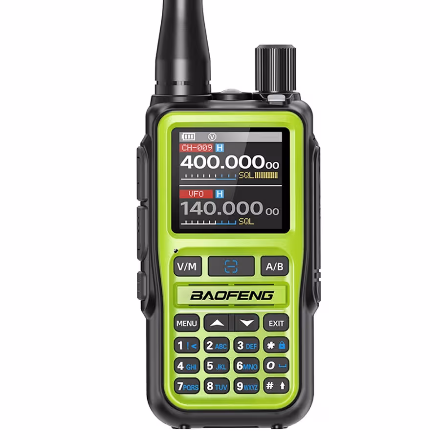 Green - BAOFENG UV-5R Mini 5W Walkie Talkie Bluetooth APP Programming Multi Band One Click Copy