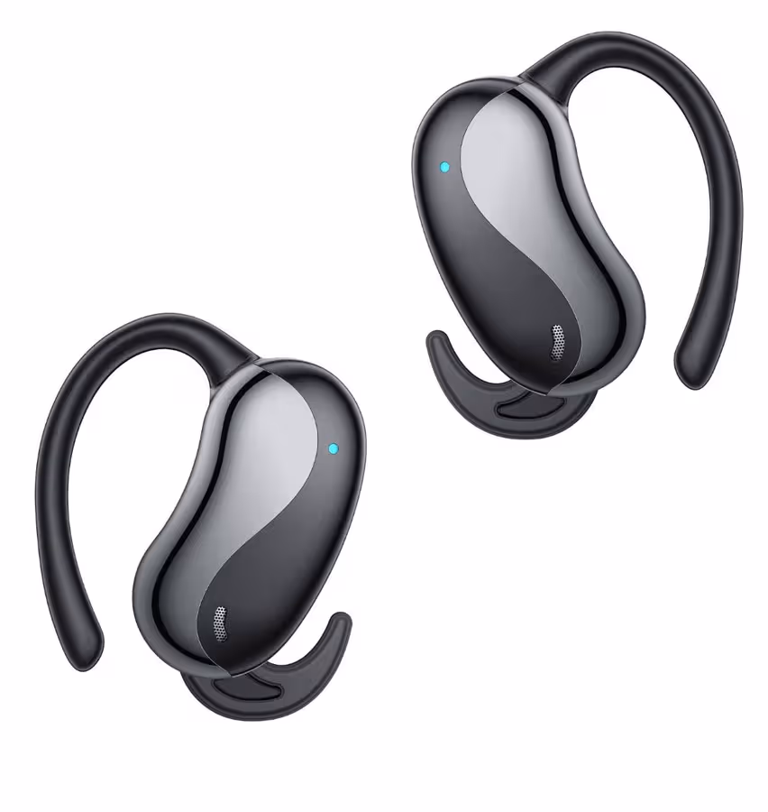 VIPLATINA OWS VT49 Wireless Earbuds, Bluetooth 5.4, Open-Ear Hook Design, 6H Playback, 36H
