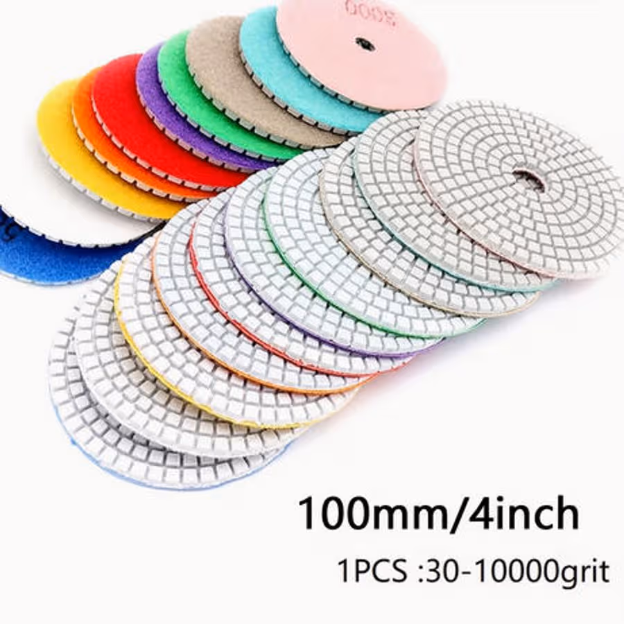 🛠 1PC REPLACEMENT DIAMOND POLISHING PAD (4-Inch / 100mm)
