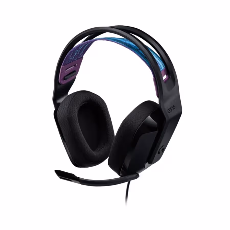 Logitech G335 Wired Gaming Headset – Black