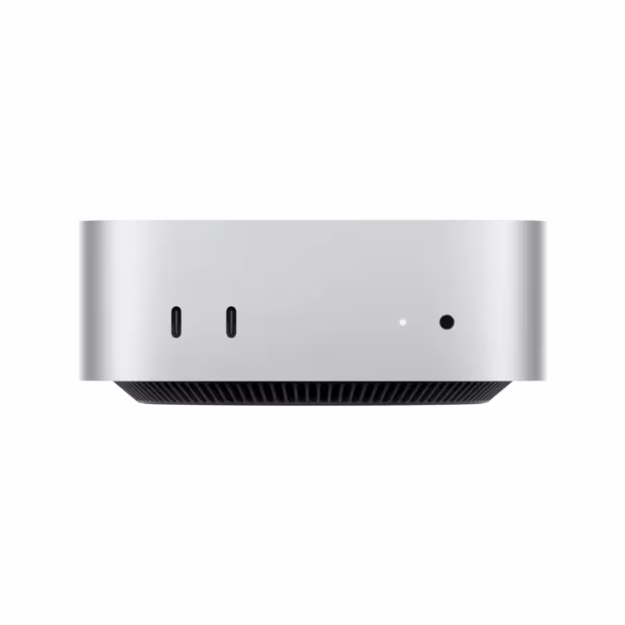 Mac mini: Apple M4 chip with 10‑core CPU and 10‑core GPU, 24GB, 512GB SSD