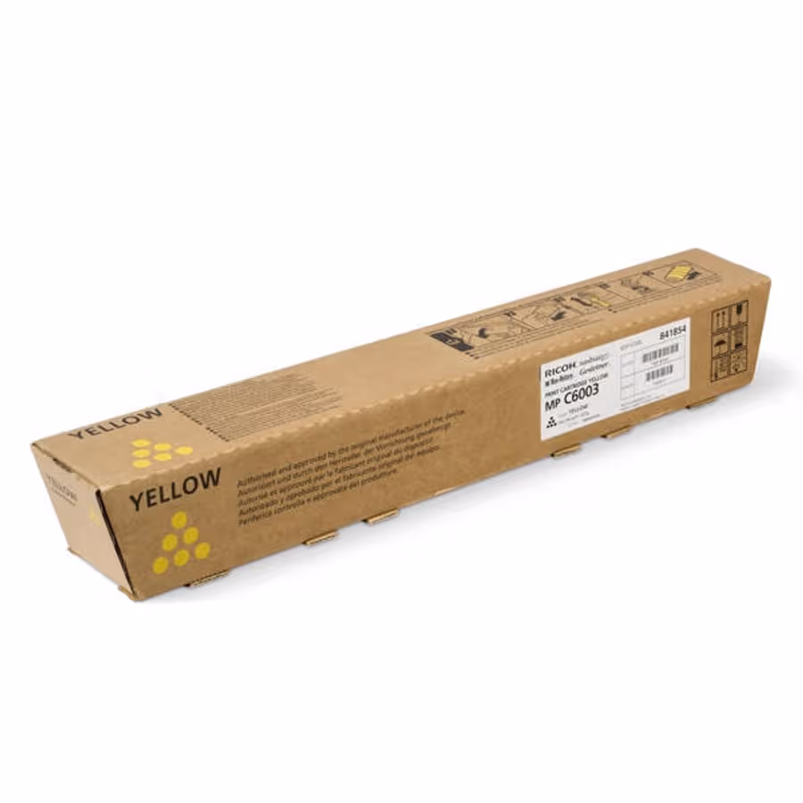 Genuine Ricoh MP C6003,C4503, C5503, C4504 series (and more) Yellow Toner Cartridge