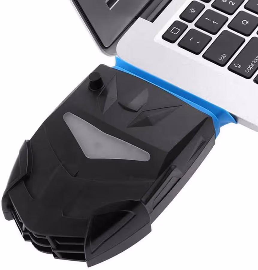 Portable Laptop Power Cooler External USB Air Extracting Fan Set