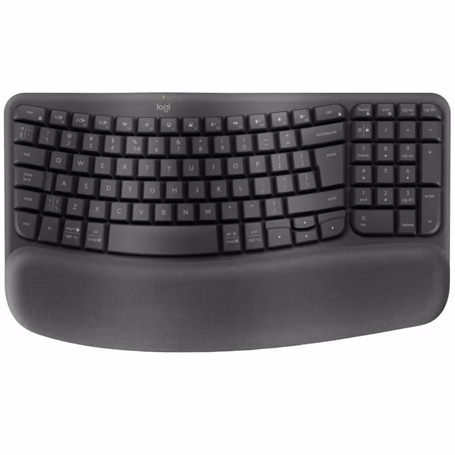 Logitech Wave Keys Wireless Ergonomic Keyboard