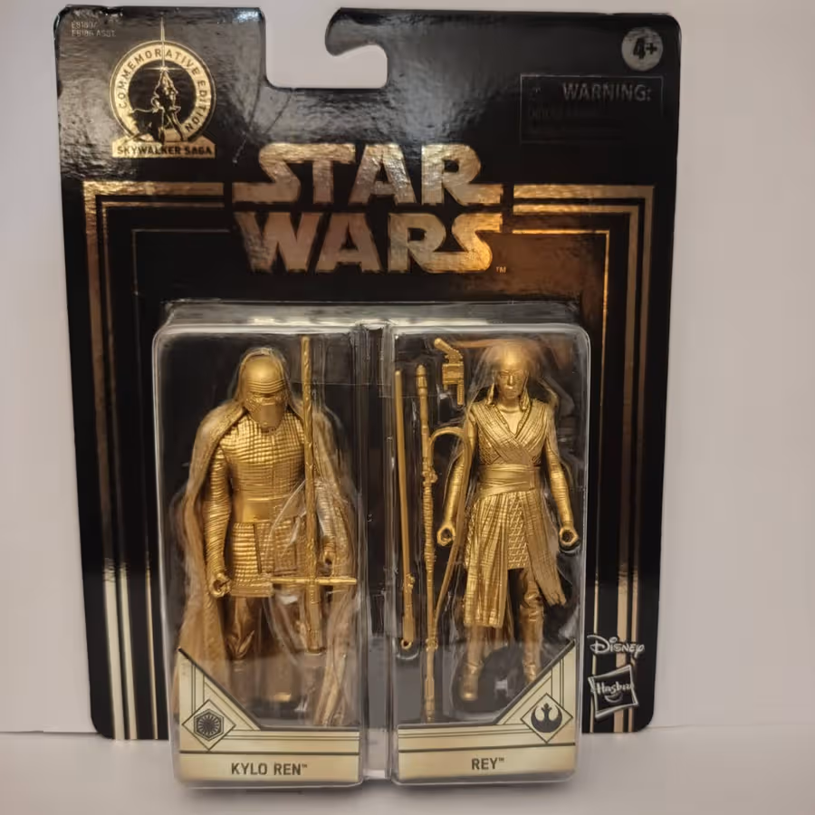 Star Wars Skywalker Saga Commemorative Edition – Kylo Ren & Rey – Gold Card Two-Pack