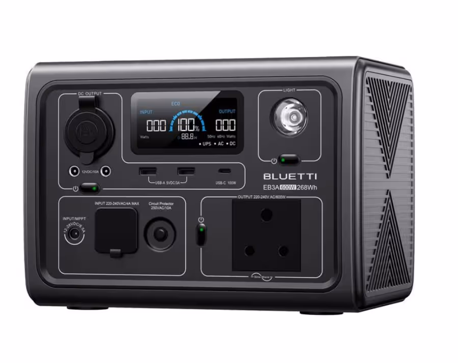 Bluetti EB3A 600W Portable Power Station 268WH SA Socket