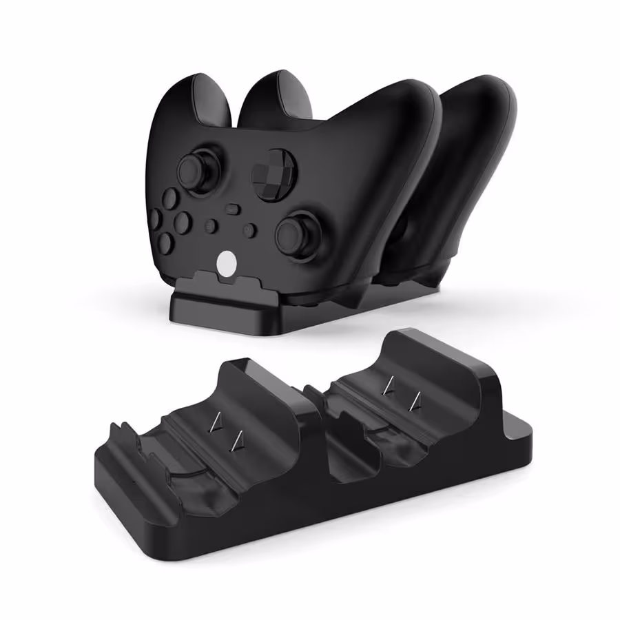 Xbox Series S/X & Xbox One Dual Controller Charging Dock – 2 × 800mAh Rechargeable Battery Packs
