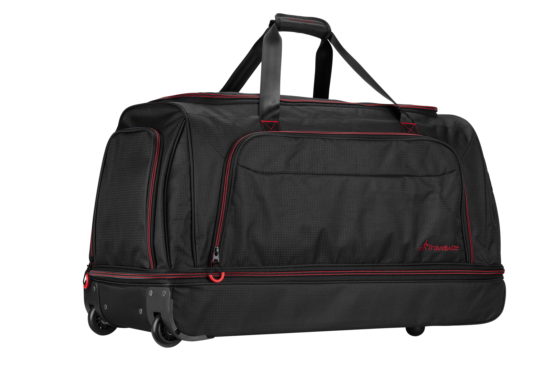 Travelwize Asteroid Trolley Duffle Black 120L