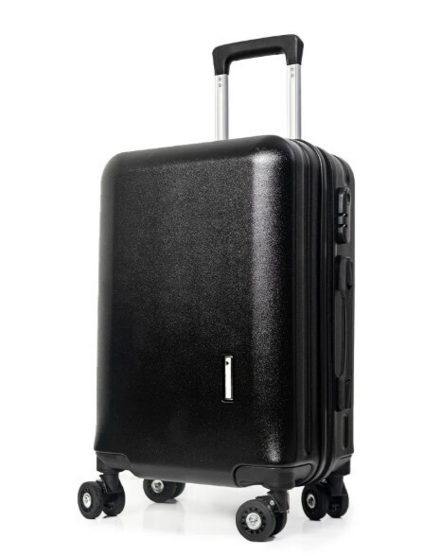 Eco Sydney 55cm Hard Shell Carry-On Suitcase Obsidian Black