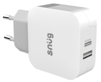 Snug 2 Port 42W PD Wall Charger White