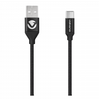 Volkano Weave Type-C Cable 1.2m Black
