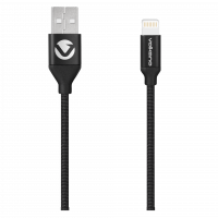 Volkano Weave MFI Lightning Cable 1.2m Black