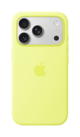 Apple iPhone 17 Pro Silicone Case with MagSafe Neon Yellow