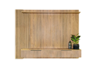Steel & Rose Harper Wall TV Stand Monotone Woodgrain