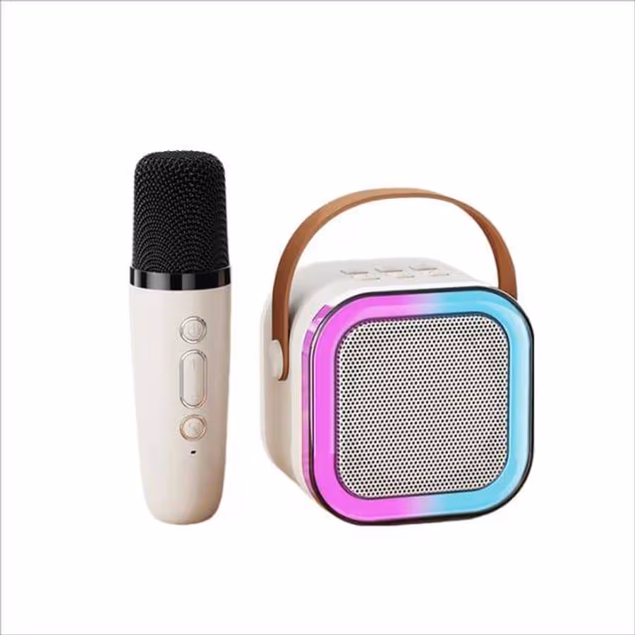 Mini Portable Wireless Karaoke Speaker and Smart Microphone Set