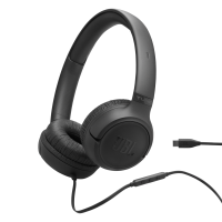 JBL Tune 530C Hi Res Wired On Ear Headphone Black