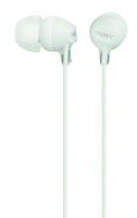 Sony MDR-EX15AP Earphones With Mic White